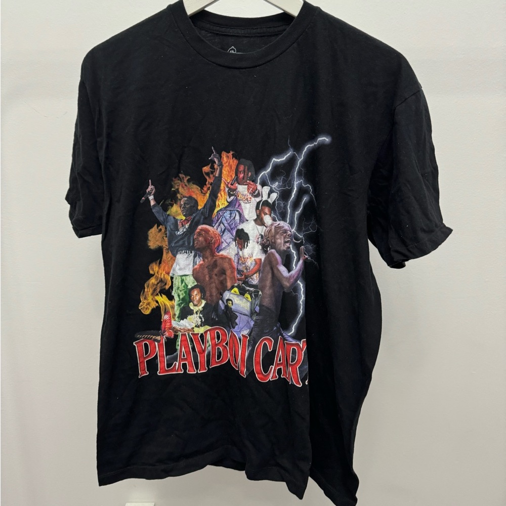 Playboy Carti graphic tee shirt by Sergio Calabasas